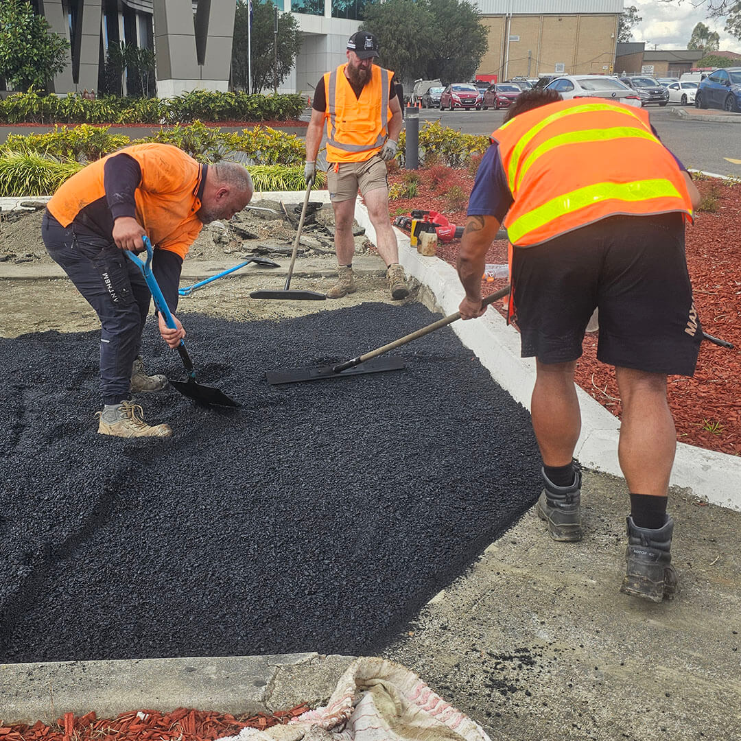 Asphalt and concrete solutions for a smooth surface